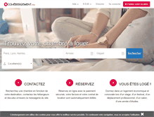 Tablet Screenshot of cohebergement.com